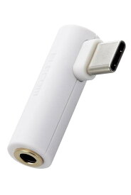 エレコム USB-C &amp; 3.5mm イヤホンジャック 変換アダプター ステレオミニプラグ 直挿し ケーブル無し DAC搭載 通話可能 [ iPad OS/Android OS 対応] MPA-C35DD