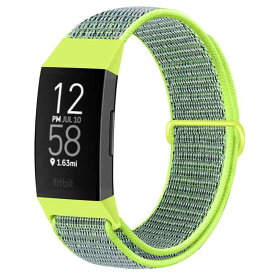 [JMIO] コンパチブル Fitbit Charge 4 / Fitbit Charge 3 / Charge 3 SEバンドと互換性のあるナイロンループバンド、女性と男性のためのソフトで調整可能な 交換用バンド