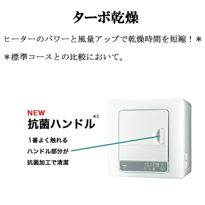 楽天市場】(3/15は抽選で100％P還元)東芝 ED-60A4 衣類乾燥機 乾燥容量 