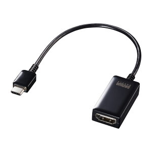 (LINE�N�[�|���L)�T�����T�v���C AD-ALCHDR02 USB Type C-HDMI�ϊ��A�_�v�^(4K/60Hz/HDR�Ή�) SANWASUPPLY