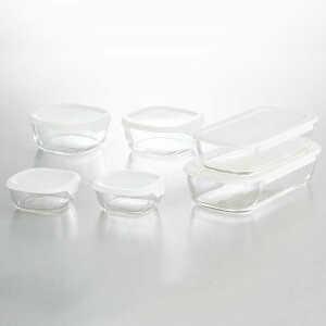 (LINE�N�[�|���L)HARIO KSTL-5004-OW �ϔM�K���X���ۑ��e��6�_�Z�b�g �M�t�g ���蕨 �v���[���g ��� �n���I (�̂�������Ή���) (����s��)