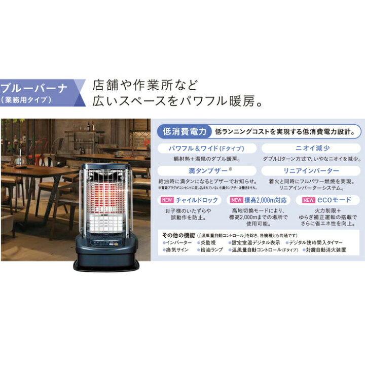 楽天市場】(LINEクーポン有)コロナ GH-G19N(A) ブルーバーナ 業務用 