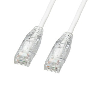 (LINE�N�[�|���L)�T�����T�v���C KB-SL6AYS-10W �J�e�S��6A LAN�P�[�u��(�X�����E���炩�E�c���܂�h�~�R�l�N�^) SANWASUPPLY