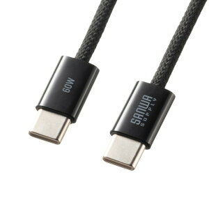 (LINEN[|L)TTvC KU-CCP60SM10BK USB Type-CVRbVP[u(PD60WE1mEubN) SANWASUPPLY