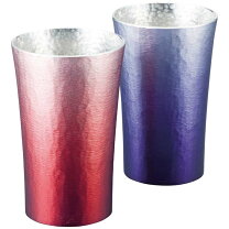 楽天市場】阪錫器 錫製タンブラー 310ml 2客セットの通販