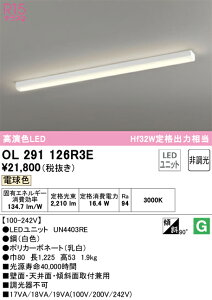(LINEクーポン有)オーデリック OL291126R3E キッチンライト LED一体型 電球色 非調光 ODELIC