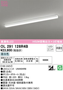 (LINEクーポン有)オーデリック OL291126R4B キッチンライト LED一体型 昼白色 非調光 ODELIC