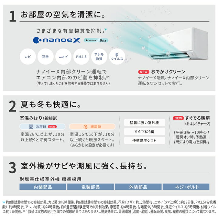楽天市場】(LINEクーポン有)パナソニック CS-255DN-W 高効率 ルーム 