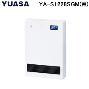 ユアサプライムス YA-S1228SGM(W) セラミックヒーター スリムタイプ 人感・温度センサー 自動オフタイマー搭載 分解清掃可 ホワイト 転倒オフスイッチ 電気ファンヒーター 暖房 ストーブ YUASA PR