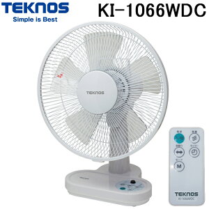 �e�N�m�X KI-1066WDC �ǂ��ł�DC���[�^�[ �t�������R�� ����@ 30cm ��U�� �z���C�g �� �Ɠd �R���p�N�g (KI-1064WDC�̌�p�i) TEKNOS ��Z
