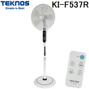 �e�N�m�X KI-F537R �t�������R�� �t���A�[��@ 40cm DC���[�^�[ 5���H�� �z���C�g ��U�� ����3�i�K 8���Ԑ؃^�C�}�[ ���Y���� ���r���O��@ �Ɠd (KI-F536R�̌�p�i) TEKNOS ��Z