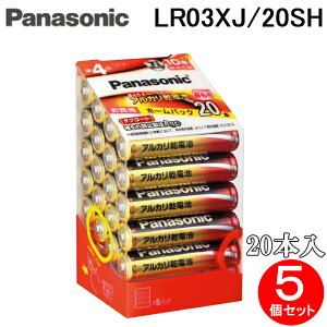 �p�i�\�j�b�N LR03XJ/20SH �A���J�����d�r �P4�` 20�{�� �V�������N� 5�Z�b�g �o�b�e���[ Panasonic
