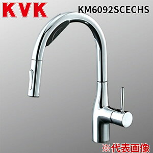 KVK KM6092SCECHS �r���g�C���򐅊�p�V���O���V�����[�t������(W�Z���T�[�t)(e���o�[)�@���� �P�[�u�C�P�[ (����s��)