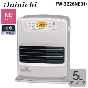 �_�C�j�`�H�� FW-3226NE(H) �ƒ�p�Ζ��t�@���q�[�^�[ NE�^�C�v 5L�^���N (�ؑ�9�� �R���N���[�g12��) �~�X�g�O���[(H) �u���[�q�[�^�[ �g�[ �Ɠd Dainichi