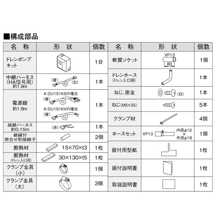 楽天市場】(3/15は抽選で100％P還元)オーケー器材 K-DU151KS ドレン 