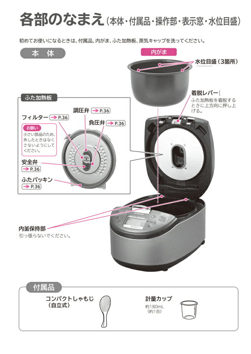 楽天市場】(最大400円引クーポン有)日立 RZ-H10EJ-R 炊飯器 5.5合 圧力 