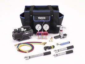 (5/25は抽選で100％P還元)(送料無料) タスコ TA23AB エアコン工具セット TASCO
