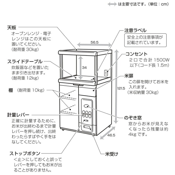 楽天市場】(LINEクーポン有)(代引不可)エムケー精工 CD-304W レンジ台 