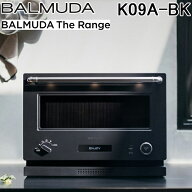 (LINEクーポン有)バルミューダ K09A-BK The Range オーブンレンジ ブラック 20L 2023年発売モデル お洒落…