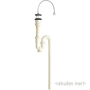 (LINEクーポン有)三栄水栓 SANEI H770-38 洗髪排水栓付Sトラップ 洗面所用