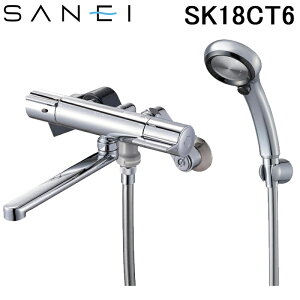 (LINEクーポン有)三栄水栓 SK18CT6 サーモシャワー混合栓 ウルトラファインバブル UFB SANEI