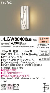 (LINEN[|L)() pi\jbN LGW80406LE1 LED|[`Cg40`dF Panasonic