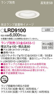 (LINE�N�[�|���L)�p�i�\�j�b�N LRD9100 �_�E�����C�g(�����v�ʔ�GX53) Panasonic