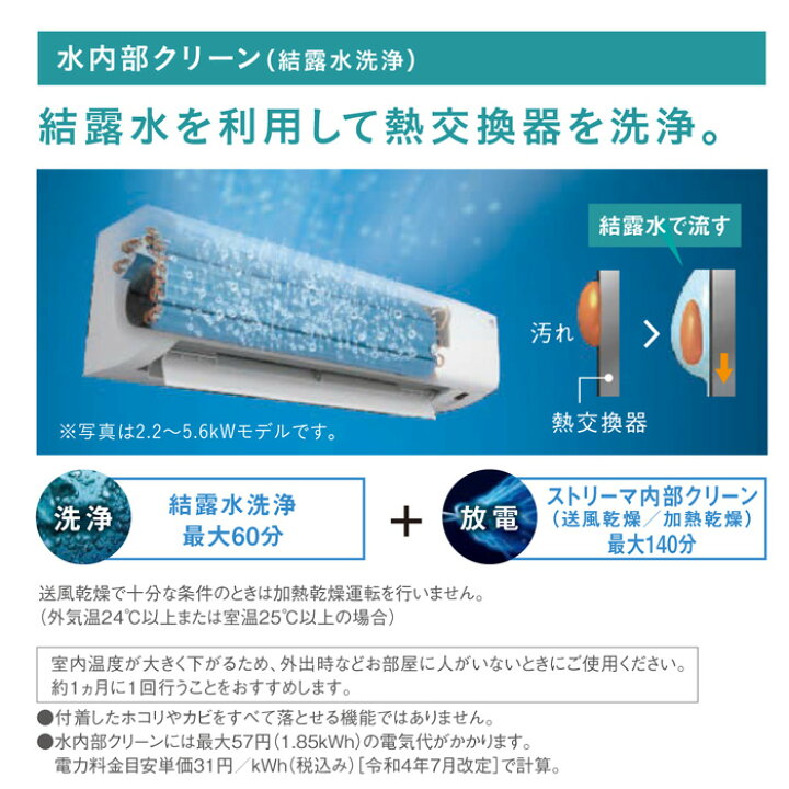 楽天市場】(LINEクーポン有)ダイキン S223ATCS-W 壁掛形ルームエアコン 