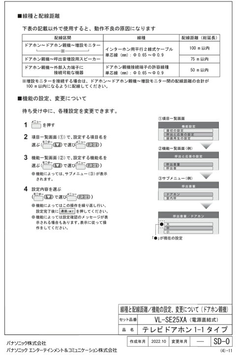 楽天市場】(4/1は抽選で100％P還元)パナソニック VL-SE25XA テレビ 