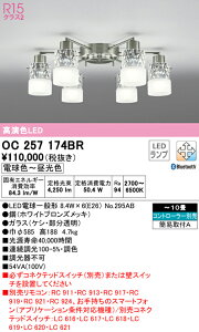 (LINE�N�[�|���L)(��������) ODELIC OC257174BR �V�����f���A LED�����v �d���F�`�����F Bluetooth�Ή� �I�[�f���b�N