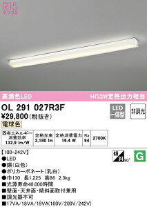 (LINEクーポン有)(送料無料) ODELIC OL291027R3F キッチンライト LED一体型 電球色 非調光 オーデリック