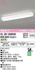 (LINEクーポン有)(送料無料) ODELIC OL291028R4D キッチンライト LED一体型 温白色 非調光 オーデリック