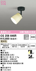 (LINEクーポン有)(送料無料) ODELIC OS256646R スポットライト LED一体型 電球色 非調光 オーデリック