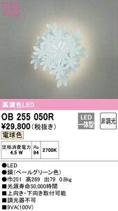 (LINEクーポン有)(送料無料) ODELIC OB255050R ブラケットライト LED一体型 電球色 非調光 オーデリック