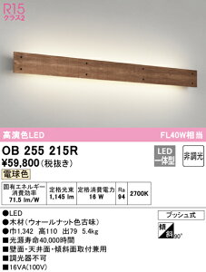 (LINEクーポン有)(送料無料) ODELIC OB255215R ブラケットライト LED一体型 電球色 非調光 オーデリック