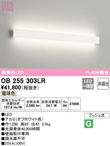 (LINEクーポン有)(送料無料) ODELIC OB255303LR ブラケットライト LED一体型 電球色 非調光 オーデリック