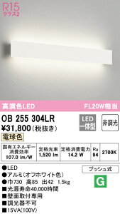 (LINEクーポン有)(送料無料) ODELIC OB255304LR ブラケットライト LED一体型 電球色 非調光 オーデリック
