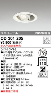 (LINE�N�[�|���L)�I�[�f���b�N OD301205 �_�E�����C�g LED�����v M�`(��ʌ`)