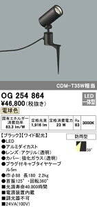 (LINEクーポン有)(送料無料) オーデリック OG254864 エクステリアライト LED一体型 電球色