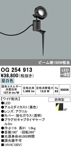 (LINEクーポン有)(送料無料) オーデリック OG254913 エクステリアライト LED一体型 昼白色