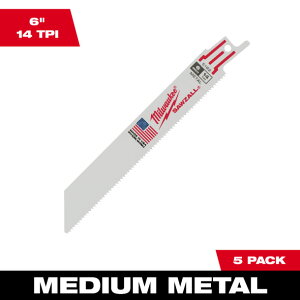 (LINE�N�[�|���L)�~���E�H�[�L�[ 48-00-5182 THIN KERF���H�p���V�v���\�[�u���[�h 14TPI 152mm(5�{�p�b�N) MILWAUKEE