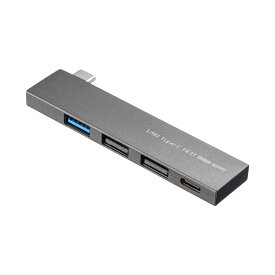 (5/15は抽選で100％P還元)サンワサプライ USB-3TCH21SN USB Type-C コンボ スリムハブ SANWASUPPLY