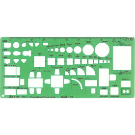 (5/25は抽選で100％P還元)シンワ測定 66007 テンプレートTD-1 SHINWA