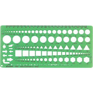 (LINEクーポン有)シンワ測定 66025 テンプレートTH-5 SHINWA