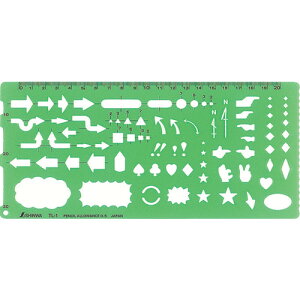 (LINEクーポン有)シンワ測定 66029 テンプレートTL-1 SHINWA