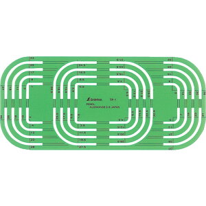 (LINEクーポン有)シンワ測定 66031 テンプレートTP-1 SHINWA