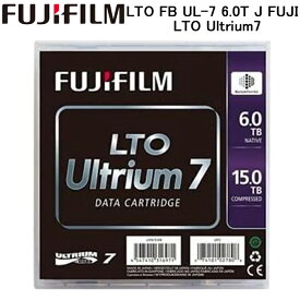 富士写真フィルム LTO FB UL-7 6.0T J FUJI LTO FB UL-7 6.0T J LTO Ultrium7 データカートリッジ 記憶容量6.0TB(非圧縮時)/15.0TB(圧縮時) 1Pケース入