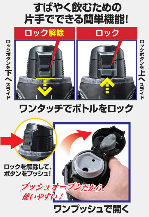 最高の品質 水筒 スタイラスネオ スポーツマグ 1 0l ブラック F 2676 スポーツ 直飲み 子供 部活動 真空断熱 保冷 保温 ステンレスボトル Shipsctc Org