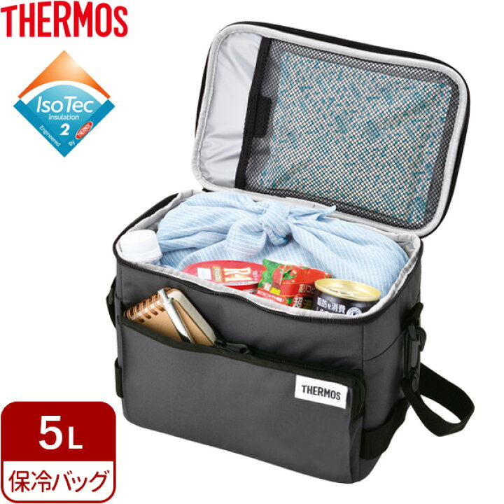 楽天市場】サーモス ソフトクーラー 5L ブラック RFD-005 ｜ THERMOS 