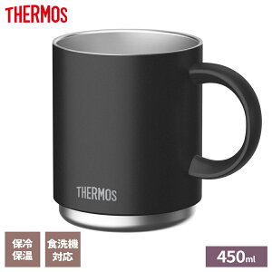 �T�[���X �^��f�M �}�O�J�b�v 450ml JDS-451 �u���b�N/�t�H���X�g�O���[��/�x�[�W���s���N �b THERMOS �ۉ� �}�O ��e�� �ۗ� �H��@�Ή� ������� �X�^�b�L���O �d�˂��� �傫��